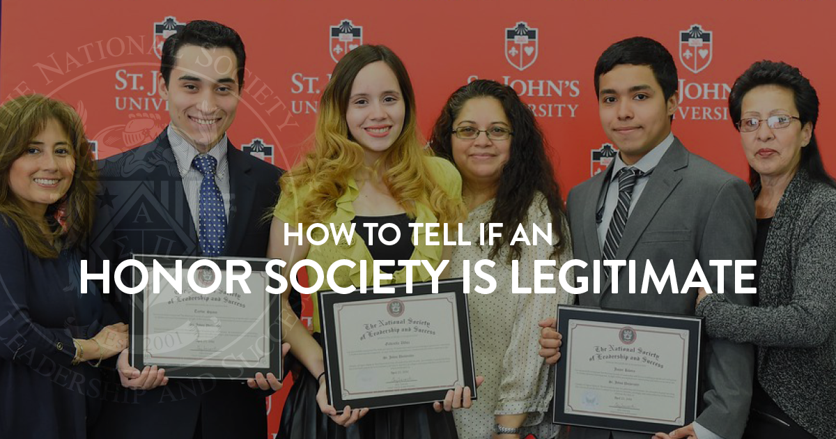 How to Tell if an Honor Society Is Legitimate